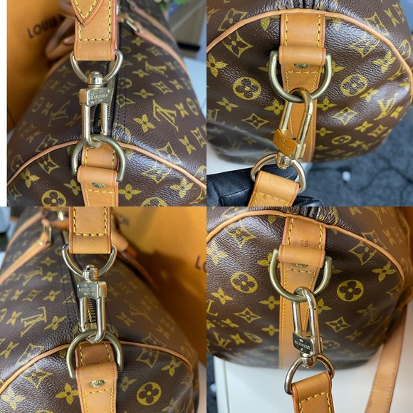 ❌SOLD❌ 🌸KEEPALL BANDOULIERE 55 TRAVEL BAG MONOGRAM - Picture 13 of 16